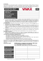 Предварительный просмотр 59 страницы Vivax AJ-800 User Manual