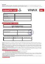 Preview for 50 page of Vivax APM-1030 User Manual