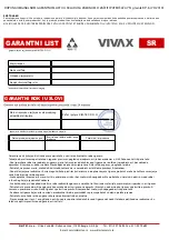 Preview for 52 page of Vivax APM-1030 User Manual