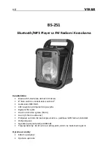 Preview for 2 page of Vivax BS-251 Instruction Manuals