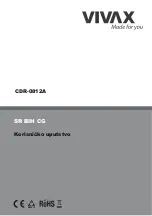 Preview for 27 page of Vivax CDR-0812A User Manual