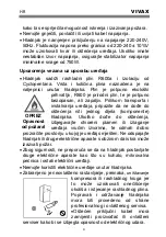 Предварительный просмотр 8 страницы Vivax CF-180 S User Manual