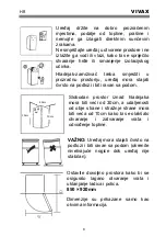 Предварительный просмотр 12 страницы Vivax CF-180 S User Manual