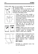 Предварительный просмотр 36 страницы Vivax CF-180 S User Manual