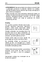 Предварительный просмотр 38 страницы Vivax CF-180 WH Instruction Manual