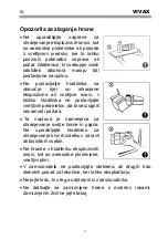 Предварительный просмотр 62 страницы Vivax CF-180 WH Instruction Manual