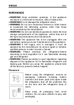 Предварительный просмотр 35 страницы Vivax CF-295 NFS User Manual