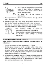 Предварительный просмотр 11 страницы Vivax CFR-102 Instruction Manual