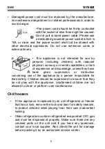 Предварительный просмотр 60 страницы Vivax CFR-102 Instruction Manual