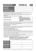 Предварительный просмотр 73 страницы Vivax CFR-102 Instruction Manual