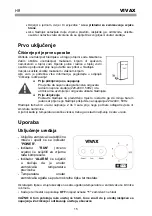 Preview for 18 page of Vivax CFR-146 Instruction Manual