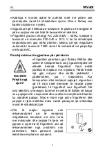 Предварительный просмотр 94 страницы Vivax CFRB-246BLF Instruction Manual