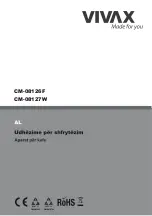 Предварительный просмотр 39 страницы Vivax CM-08126F User Manual