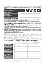 Предварительный просмотр 60 страницы Vivax EG-4020B User Manual