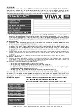 Предварительный просмотр 69 страницы Vivax EG-4020B User Manual