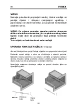 Предварительный просмотр 24 страницы Vivax FC-04502VCF User Manual