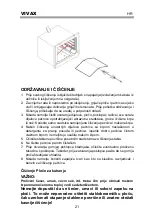 Предварительный просмотр 25 страницы Vivax FC-04502VCF User Manual