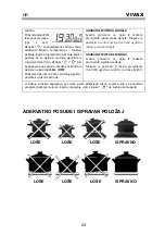 Предварительный просмотр 28 страницы Vivax FC-04502VCF User Manual