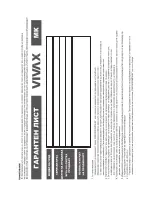 Preview for 115 page of Vivax Fly V550 User Manual