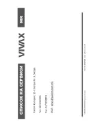 Preview for 117 page of Vivax Fly V550 User Manual