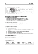 Preview for 32 page of Vivax FT-10WPR Instruction Manual