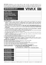 Preview for 62 page of Vivax FT-10WPR Instruction Manual