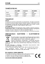 Preview for 9 page of Vivax HM-200WO User Manual