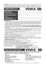 Preview for 46 page of Vivax KS-505P User Manual