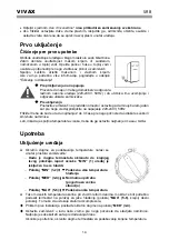 Предварительный просмотр 39 страницы Vivax MF-45 Instruction Manual