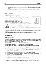 Предварительный просмотр 62 страницы Vivax MF-45G Instruction Manual