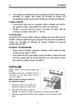 Preview for 38 page of Vivax OH-13250M B User Manual