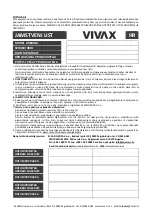 Preview for 63 page of Vivax OH-13250S User Manual