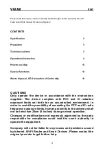 Preview for 3 page of Vivax OSK105 User Manual