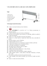 Предварительный просмотр 4 страницы Vivax PH-1500 User Manual