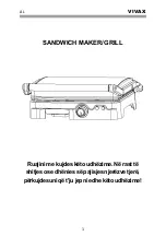 Предварительный просмотр 26 страницы Vivax SM-1800 User Manual