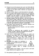 Предварительный просмотр 29 страницы Vivax SM-1800 User Manual