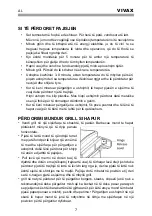 Предварительный просмотр 32 страницы Vivax SM-1800 User Manual