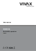 Preview for 23 page of Vivax TPC-100 3G User Manual