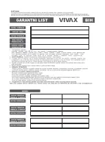 Preview for 103 page of Vivax TPC-100 3G User Manual