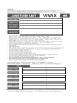 Preview for 101 page of Vivax TPC-101130 User Manual