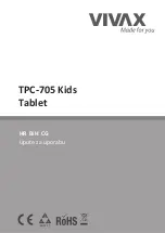 Предварительный просмотр 3 страницы Vivax TPC-705 Instruction Manual