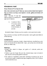 Предварительный просмотр 72 страницы Vivax TPC-705 Instruction Manual