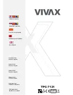 Vivax TPC-7121 User Manual preview