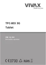 Предварительный просмотр 26 страницы Vivax TPC-803 3G Instruction Manual