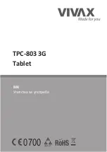 Предварительный просмотр 50 страницы Vivax TPC-803 3G Instruction Manual