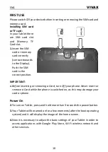 Предварительный просмотр 113 страницы Vivax TPC-803 3G Instruction Manual