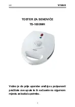 Предварительный просмотр 2 страницы Vivax TS-1000WH User Manual