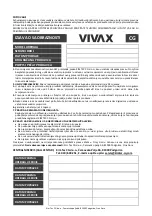 Preview for 56 page of Vivax TS-7501BLS User Manual