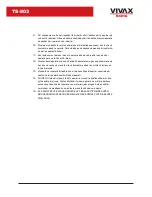 Preview for 21 page of Vivax TS-803 User Manual