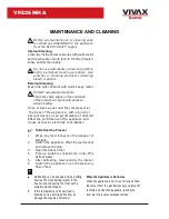 Preview for 9 page of Vivax VF-226 WH A User Manual